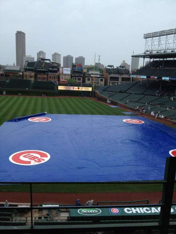 Wrigley Field, section: 309L, row: 2, seat: 15
