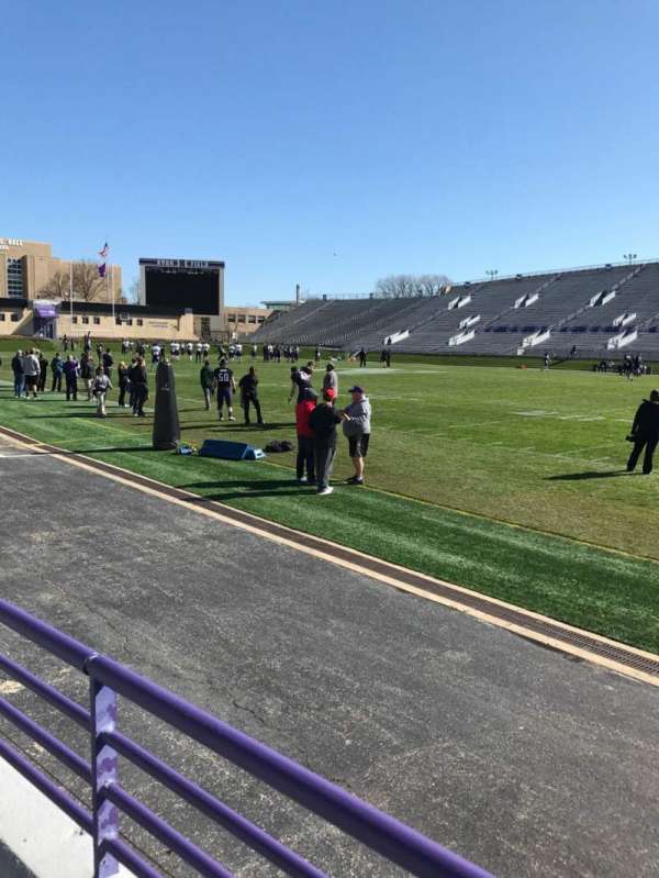 Ryan Field, section: 126, row: 1, seat: 3