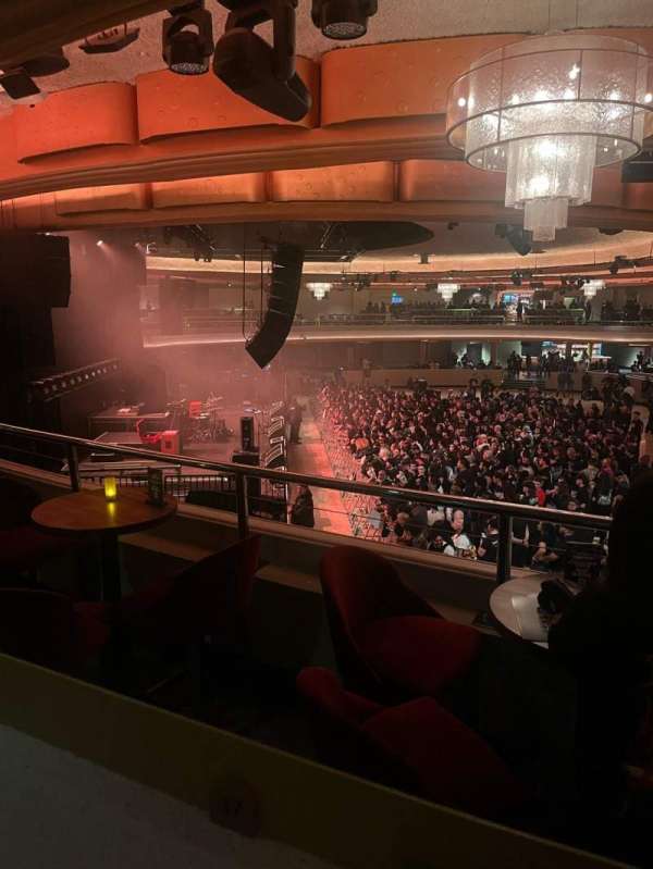 Hollywood Palladium, section: HLBALC, row: AA, seat: 37