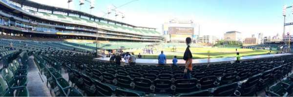 Comerica Park, section: 123, row: 15, seat: 9