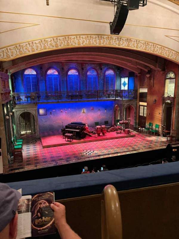 Gerald Schoenfeld Theatre, section: Mezzanine C, row: B, seat: 1
