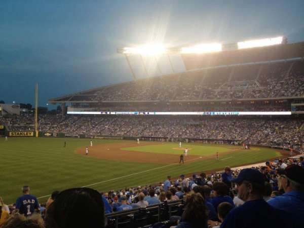 Kauffman Stadium, section: 211, row: FF, seat: 12