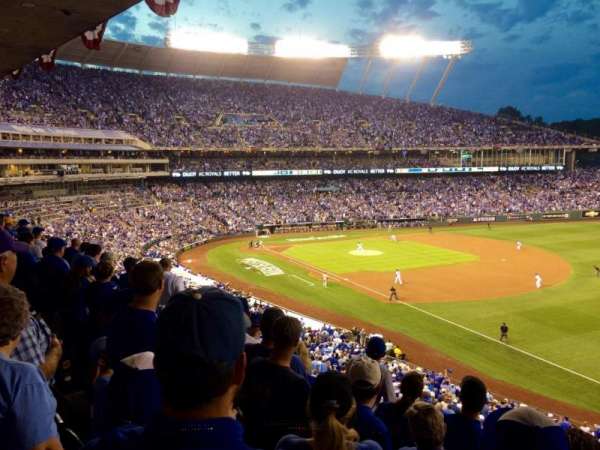 Kauffman Stadium, section: 323, row: E, seat: 10