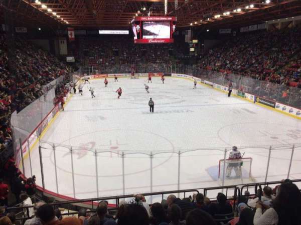 Visions Veterans Memorial Arena, section: 9, row: H, seat: 2