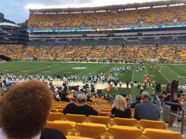 Acrisure Stadium, section: 112, row: Z, seat: 2