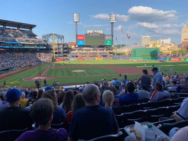 PNC Park, section: 113, row: V, seat: 9