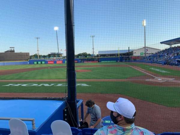 TD Ballpark, section: 109, row: 5, seat: 9