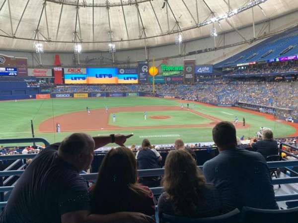 Tropicana Field, section: 115, row: RR, seat: 2