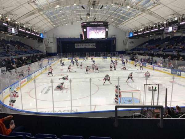 Upstate Medical University Arena, section: 214, row: D, seat: 1
