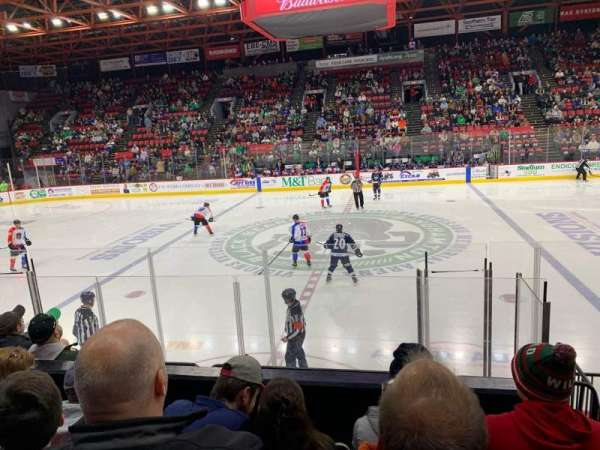 Visions Veterans Memorial Arena, section: 1, row: C, seat: 2