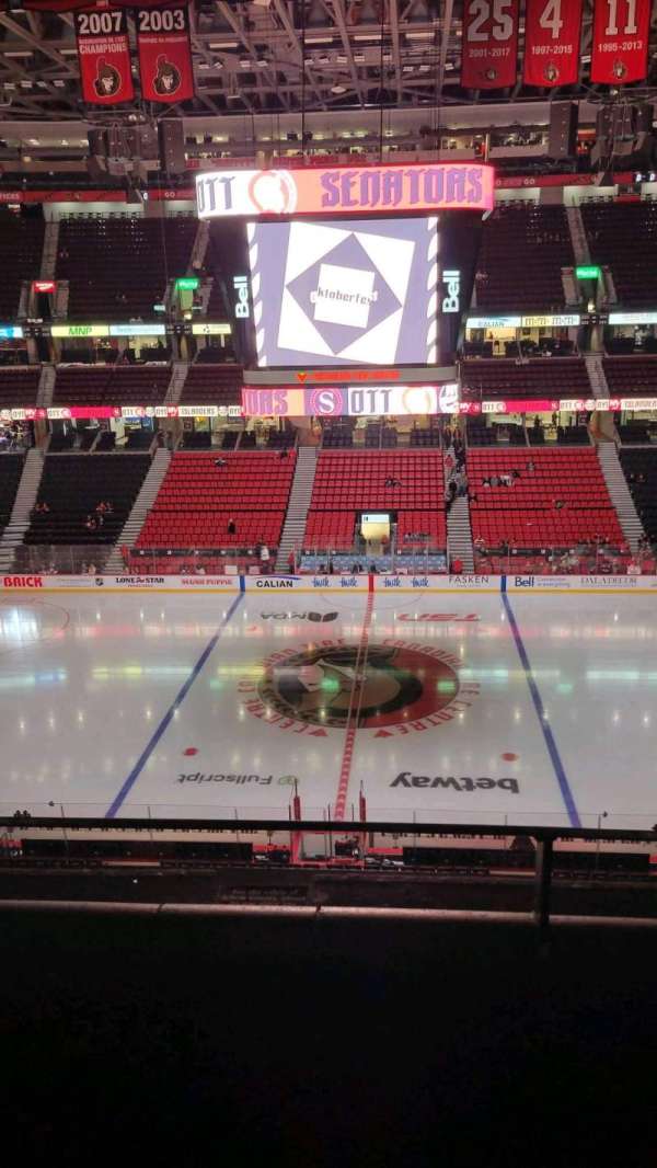 Canadian Tire Centre, section: 308, row: b, seat: 2
