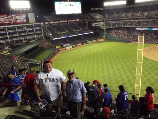 Globe Life Park in Arlington, section: 308, row: 8, seat: 5
