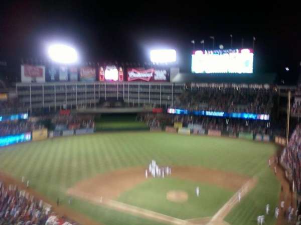 Globe Life Park in Arlington, section: 324, row: 13, seat: 6