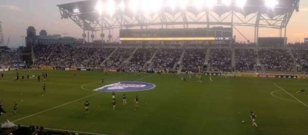 Subaru Park, section: 125, row: x, seat: 5