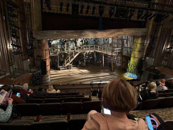 Nederlander Theatre, section: Mezzanine L, row: H, seat: 5