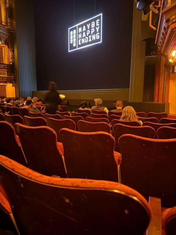 Belasco Theatre, section: Orchestra R, row: H, seat: 16