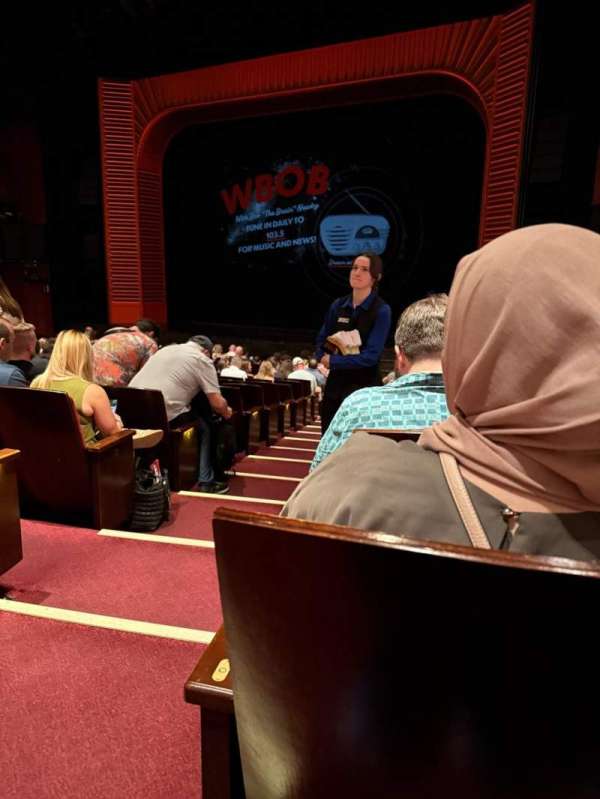 Marquis Theatre, section: Orchestra R, row: R, seat: 2
