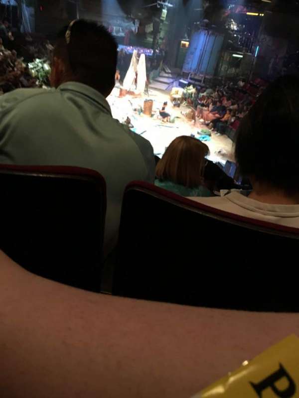 Circle in the Square Theatre, section: Orchestra 100 (Odd), row: K, seat: 107