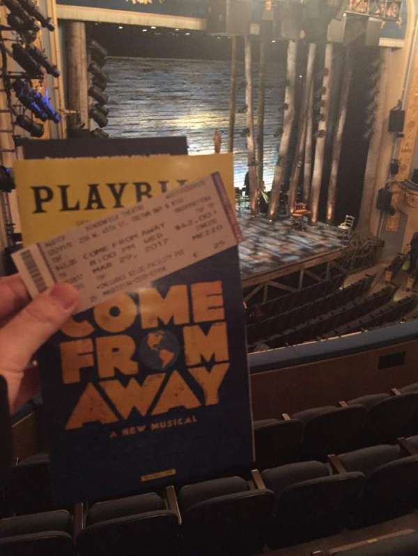 Gerald Schoenfeld Theatre, section: Mezzanine L, row: E, seat: 25