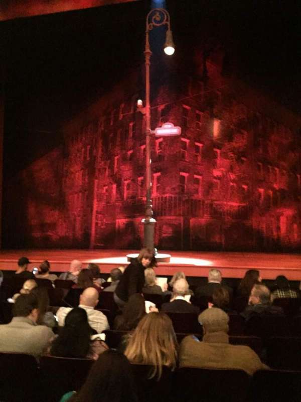 Longacre Theatre, section: Orchestra C, row: H, seat: 108