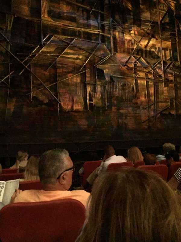 Broadway Theatre - 53rd Street, section: Orchestra L, row: G, seat: 4