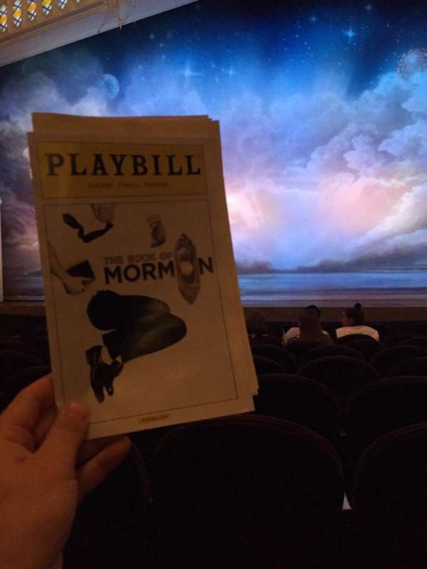 Eugene O'Neill Theatre, section: Orchestra C, row: J, seat: 109