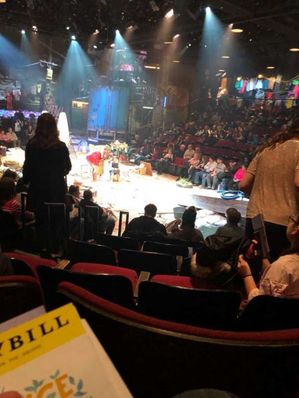 Circle in the Square Theatre, section: Orchestra 100 (Odd), row: E, seat: 127