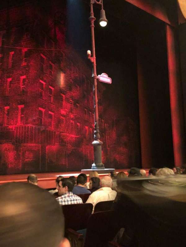 Longacre Theatre, section: Orchestra L, row: G, seat: 4
