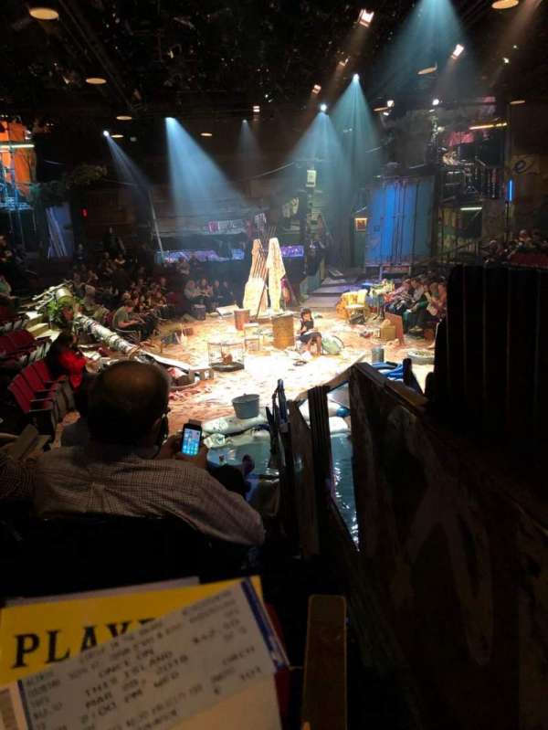 Circle in the Square Theatre, section: Orchestra 100 (Odd), row: E, seat: 101
