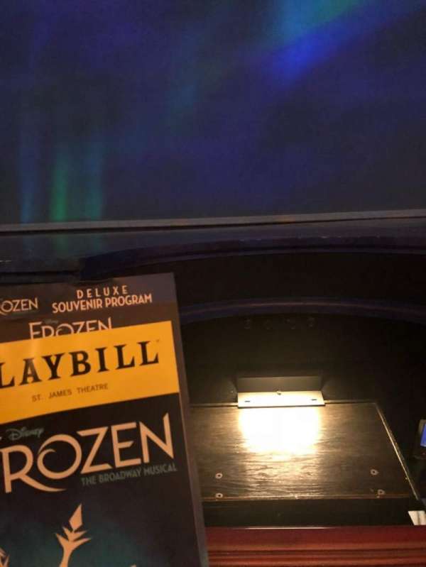 St. James Theatre, section: Orchestra C, row: A, seat: 108