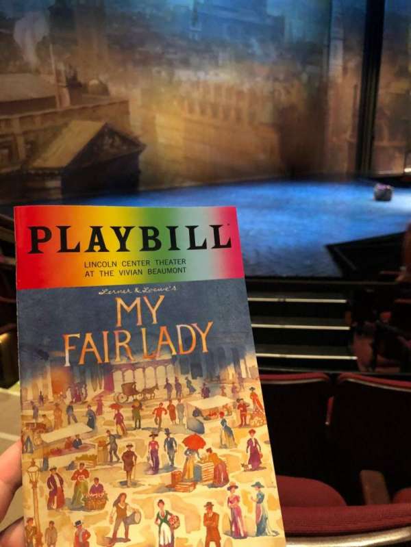 Vivian Beaumont Theater, section: Orchestra LC, row: H, seat: 209