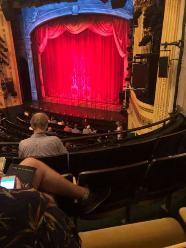 Hudson Theatre, section: Dress Circle R, row: D, seat: 14