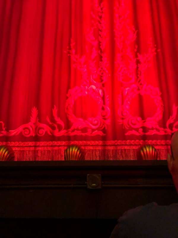 Hudson Theatre, section: Orchestra C, row: B, seat: 107