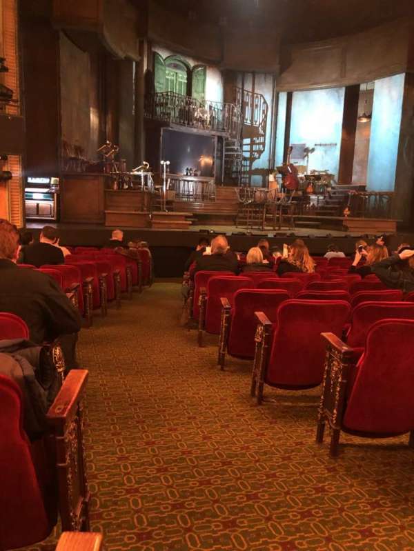Walter Kerr Theatre, section: Orchestra L, row: P, seat: 1