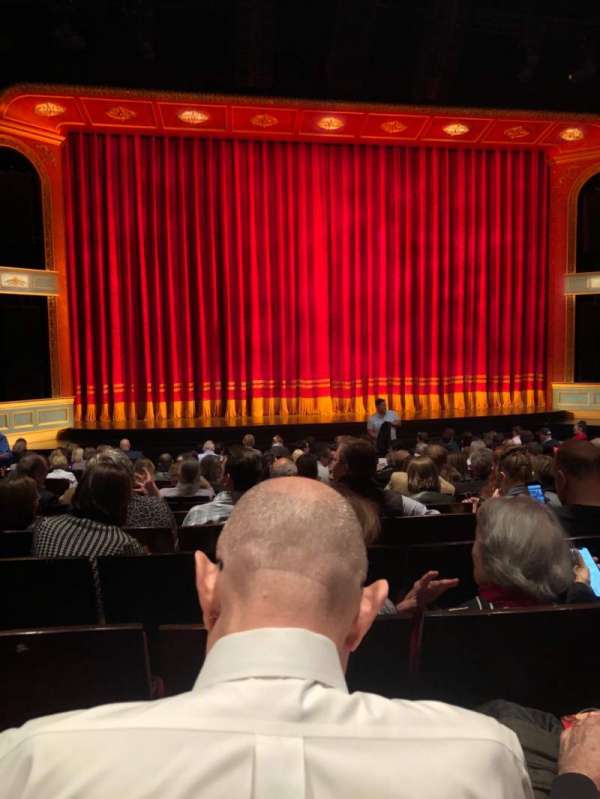 Marquis Theatre, section: Orchestra C, row: Q, seat: 106