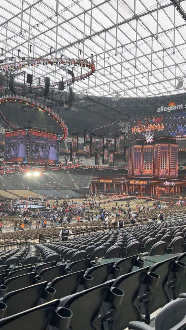 Allegiant Stadium, section: 138, row: 20, seat: 7