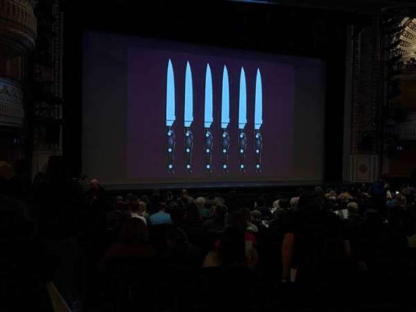 Palace Theatre, Broadway, section: Orchestra L, row: S, seat: 1