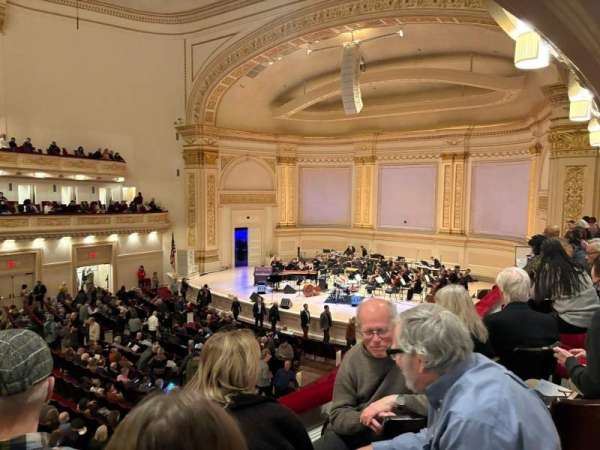 Carnegie Hall, section: Tier 1, row: 17, seat: 7
