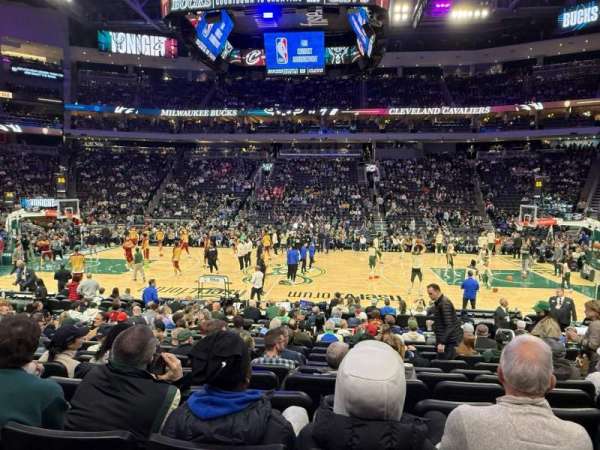 Fiserv Forum, section: 117, row: 11, seat: 5 & 6