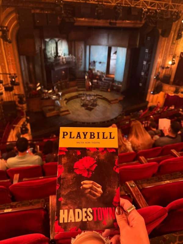 Walter Kerr Theatre, section: Mezzanine L, row: H, seat: 19