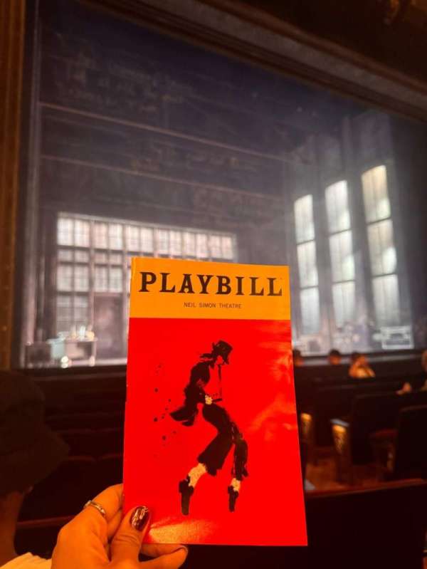 Neil Simon Theatre, section: Orchestra L, row: G, seat: 5