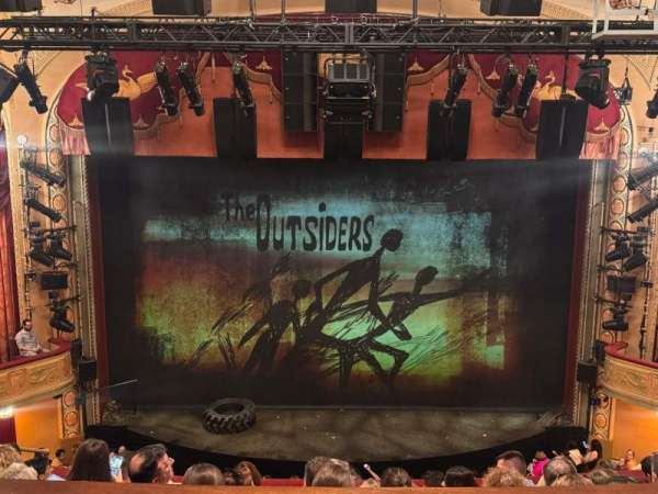 Bernard B. Jacobs Theatre, section: Mezzanine C, row: E, seat: 108