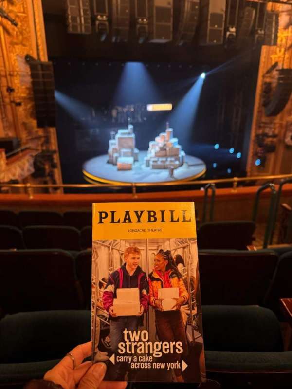 Longacre Theatre, section: Mezzanine L, row: E, seat: 8