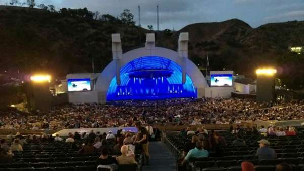 Hollywood Bowl, section: H, row: 21, seat: 117