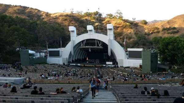 Hollywood Bowl, section: F1, row: 22, seat: 43