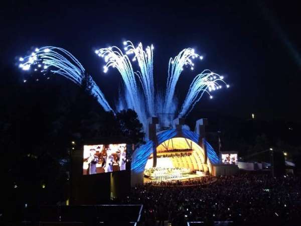 Hollywood Bowl, section: P3, row: 4, seat: 25