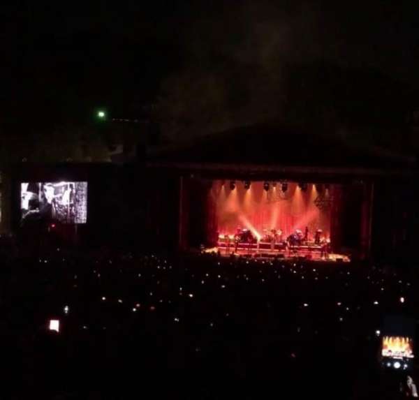 The Greek Theatre, section: C Right Center, row: P, seat: 136