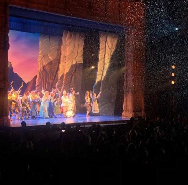 Hollywood Pantages Theatre, section: Orchestra lc, row: Y, seat: 314