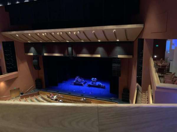 Fred Kavli Theatre, section: Balcony, row: A, seat: 2