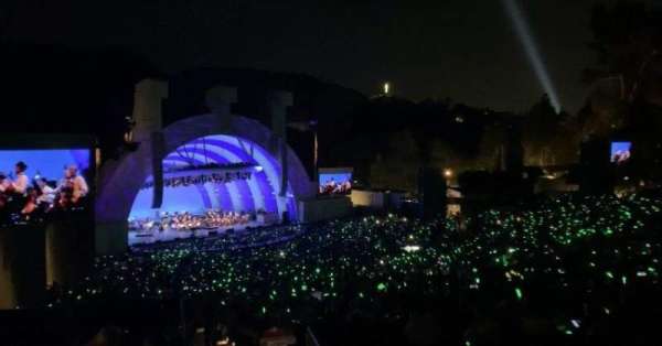 Hollywood Bowl, section: P3, row: 1, seat: 29